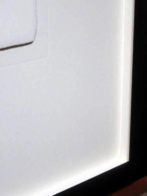 frame detail of score and inset